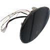 Belnotelt Ebike Lcd Display Motore Tachimetro Schermo per 6pin Bike e Interfaccia 4872v Nero Supporto Unità Scooter Scelta Tensione Bicicletta Display Elettrico
