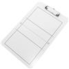 Holibanna Lavagna Allenatore Pallavolo Bianco in PVC 13.78X8.66In per Formazione E Meeting Tecnici