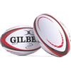 Gilbert Orion - Pallone da rugby, misura 5, colore: Bianco/Rosso/Nero