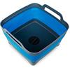 Altera la Vita Vaschetta per lavello pieghevole e pieghevole, con scarico per campeggio, roulotte, camper, 10 litri, salvaspazio, colore: blu/grigio