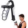 Prizmxed Allenatore per mani e avambraccio, con contatore meccanico, con resistenza regolabile (5-100 kg) per l'allenamento muscolare.