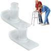 Générique Walker Glide Ski,Pattini antiscivolo per telaio da passeggio senior | Solette rinforzate 2 pezzi per anziani con lesioni alle gambe
