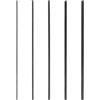SOESFOUFU 5pezzi Kit Riparazione Canna da Pesca in Fibra di Carbonio Inserimenti per Canna Spezzata Fly Fishing e Carp Fishing