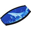 TOPPERFUN Copertura Cinturino Maschera Snorkeling in Neoprene a Doppio Strato, Protezione per Chioma, Adatta a Diverse Taglie per Immersioni e Snorkeling Blu
