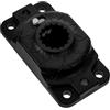FRCOLOR Base di Montaggio Esagonale e Ottagonale in Nailon Nero per Supporto Kayak Stabile e Affidabile, Accessori Professionali per Pagaia e Canoa
