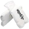 hindraem Guanti da boxe Dynamic Boxing Gear, scelta per l'allenamento di kickboxing, manicotto che fornisce supporto protettivo, guanti interni, fascia da, Bianco, M