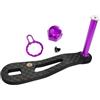 Tufgo Manopola per mulinello in fibra di carbonio per mulinello da pesca Daiwa Baitcasting Drum Bobina singola bilanciere 62 mm rosso