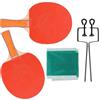 Generic Racchetta da Pong, Impugnatura Assorbe il Sudore con Archi di Attacco Rapido, Ideale per Giocatori Occasionali e Seri, Set Completo di 2 Racchette e Rete (#1)