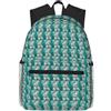 Tamiger Zaino unisex leggero con stampa di coniglio bianco carino casual comodo zaino quotidiano lavoro viaggio escursionismo pendolarismo
