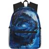 Tamiger Blue Galaxy Print Unisex Leggero Casual Comfort Zaino Quotidiano Lavoro Viaggi Escursioni Pendolari