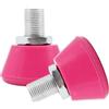 HEATSHAKING 1 Paio di Blocchi Freno in Gomma per Scarpe Roller Skate Vite da 5/8 Pollici, Altezza Regolabile e Design Ergonomico per Pavimenti in Cemento e Asfalto