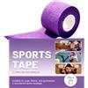 Generisch Strisce adesive antiscivolo per racchette da tennis, da viaggio, autoadesiva, a forma di rotolo, per sollevamento pesi, ginnastica, golf, hockey, baseball, badminton, racchette e manubri