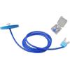 carotoe Respiratore ergonomico Full Dry Immersione Snorkels Tubo di respirazione con clip per il naso Boccagli lunghi Apparecchio di respirazione Respiratore Full Dry Respiratore