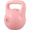 DRESSOOS Kettlebell e Design Chic per Impugnatura Antiscivolo Rosa 6kg in Pe per Allenamento Forza e Versatile Esercizi Casa e Palestra