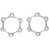 PLAFOPE Adattatore per Mozzo Bici 6 Fori in Lega di Alluminio, Set 2 Pezzi per Freno a Disco, Compatibile Mountain Bike e Bici da Strada, Protezione Resistente