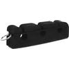 CALLARON Portacanna da Pesca Magnetico 3 Scanalature, Supporto Nero in Schiuma e Magnete, Portatile per Auto, Accessorio per Canne da Pesca