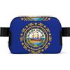 DUWAA New Hampshire State Flag Print Bag per uomo donna borsa leggera cane Walking Bag impermeabile palestra borsa a tracolla per uso quotidiano