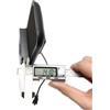 Drawup Vogatore contatore display LCD 2-pin SM connettore per casa palestra fitness monitoraggio tempo distanza calorie nero (bianco)