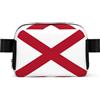 DUWAA Borsa da passeggio leggera con bandiera dell'Alabama per uomo e donna, borsa da palestra impermeabile, borsa a tracolla per uso quotidiano