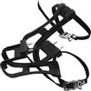 TOYANDONA Cinghie per Pedali Clip in Plastica Nero per Bici da Strada e Mountain Bike, 1 Paio di Accessori per Bicicletta per Atmosfera Estiva