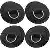 LALAFINA Fibbia in PVC per Tavole da Surf Gonfiabili, Compatta e Portatile, Set da 4 Pezzi per Accessori Stand Up Paddle e Sport Acquatici in Acqua Dolce