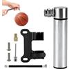 HRMGJH Mini pompa per bicicletta, dispositivo portatile ad alta tensione con 120 psi e funzione di risparmio energetico, mini pompa ad aria per bicicletta, piccola pompa ad aria con supporto per telaio