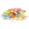 Gogogmee 300 Pezzi Chips Bingo in Plastica 19mm senza Bave Facili da Trasportare per Giochi Bingo Familiari e Amici Colore Casuale