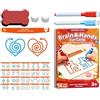 Generico Brain Development Training Cards - Educational Logic Learning Toy, 20 Pieces Hand Coordination Cards for Kids, Fine Motor Skill Training Game for Preschool Learning Home Classroom Activity