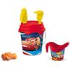 Mondo Toys Disney Cars 3 Bucket Set, Set Mare Renew Toys con Secchiello, Paletta, Rastrello, Setaccio, Formina, Annaffiatoio Inclusi, 18532