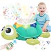 Aragallant Gioco per Gattonare Neonato, Giochi Bimbo per Gattonare con Musica e Proiettore di Stelle, Giochi Neonato 1 Anno, Gioco Musicale Regali di Compleanno e di Natale per Bambino