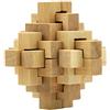 Generic Gioco educativo di intelligenza Luban Lock IQ Puzzle Rompicapo Kong Ming Legno per pensiero divergente e pazienza