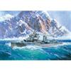 GSI Creos Zvezda 500789043 - Cacciatorpediniere tedesco della seconda guerra mondiale Z-17, Diether von Roeder, scala 1:350