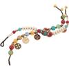 LIFKOME Braccialetti Perline da Donna in Pietra Naturale Fatti a Mano Set 2 Pezzi Stile Etnico Boho Bracciale Leggero e Decorativo per Feste e Uso Quotidiano