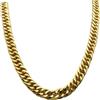 BESPORTBLE Collana da Uomo Imitazione Oro Chunky in Lega Superficie Liscia senza Piombo, Stile Casual e Hip Hop per Party e Uso Quotidiano