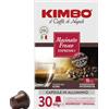 Kimbo Macinato Fresco Nespresso Alluminio Kimbo 30 Capsule
