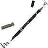 Tombow ABT Dual Brush Pen, ABT-N49, penna a due punte, perfetta per lettering e bullet journal, acquerellabile, grigio caldo 8