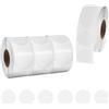Hononwii 3000 sigilli trasparenti per confezioni al dettaglio, etichette autoadesive trasparenti da 25 mm, per buste, matrimoni, feste di compleanno, confezioni regalo e confezioni sigillanti