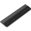 Faluber Poggiapolsi in legno compatto - Rivestimento nero - Tastiera meccanica da gioco ergonomica poggiapolsi (piccolo, rivestimento nero)