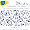 Claudio Santoro Claudio Santoro: Symphonies Nos. 13 and 14 (CD) Album