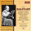 Chorus/Orch Met Opera Falstaff (Reiner, Warren, Valdengo, Resnik) (CD) Album