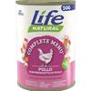 Life Dog Natural - Complete Menu' - Con Pollo e prosciutto di pollo - 400 gr