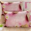 PETTI Artigiani Italiani - Coppia di Federe Cuscino 50x80 cm in Microfibra, Cuscini Arredo Camera da Letto, Divano, Salotto, Set 2 Fodere Copricuscino, Federa Shabby 326, 100% Made in Italy