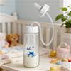 Generico Biberon Anti Coliche A Mani Libere, 240ml Biberon Latte Ciuccio Flusso Rapido Regolabile Con Cannuccia Tettarella, Biberons Allattamento 3 In 1 A Collo Largo A Tenuta Stagna Silicone