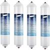 RXJMKCZ Confezione da 4 filtri dell'acqua in linea for DA29-10105J T33C