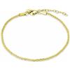 Brand Gioielli Cavigliera Donna Acciaio Dorato BRAND GIOIELLI collezione CALYPSO codice 14AL036G