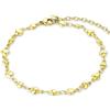 Brand Gioielli Cavigliera Donna Acciaio Dorato BRAND GIOIELLI collezione CALYPSO codice 14AL037