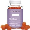 Tummy Tox Vitamine per Capelli con 6000 mcg di Biotina, Orsetti Gommosi Capelli con Zinco, Selenio, Iodio, e altri nutrienti essenziali, Sapore di Fragola, 60 caramelle gommose, Tummy Tox Hair Care