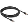 DELOCK USB 2.0 Kabel USB Typ-C St > St PD 3.0 60W 4m schwarz