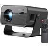 FOREVER Proiettore Forever FP-220E Sport 4K WiFi Bluetooth Android 13 con altoparlante - Nero metallizzato