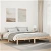 EDNRSOG Letto in legno massiccio, extra lungo, 200 x 210 cm, in legno di pino, senza materasso, con rete a doghe e gambe stabili per un comfort ottimale e una lunga durata